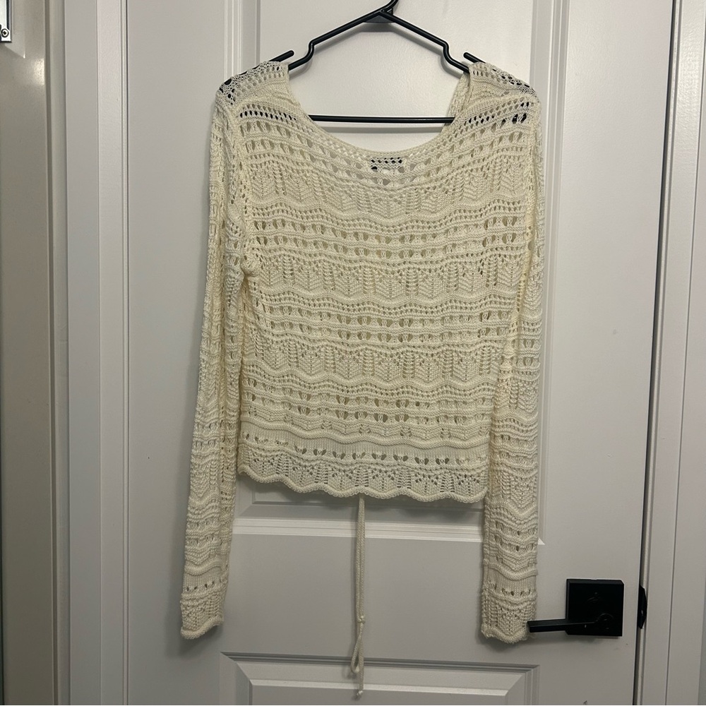 Cream Knit Top - Picture 2 of 3